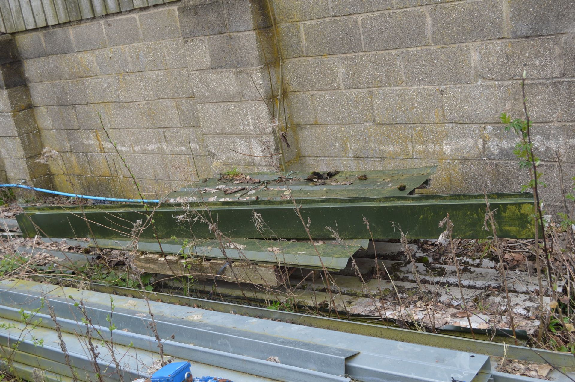 Galvanised Steel Purlins and Profile Sheet Cladding, in one stack - Image 2 of 4