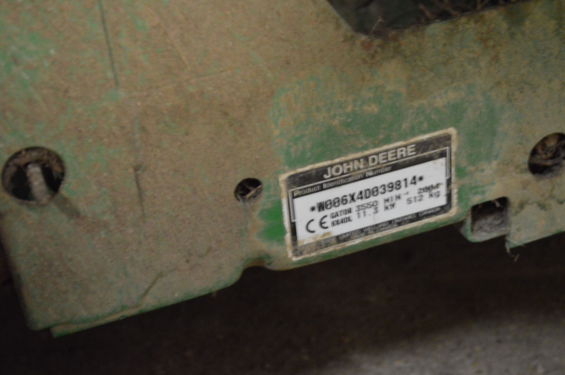 John Deere Gator 3550 6 x 4 DIESEL UTILITY VEHICLE - Image 5 of 5