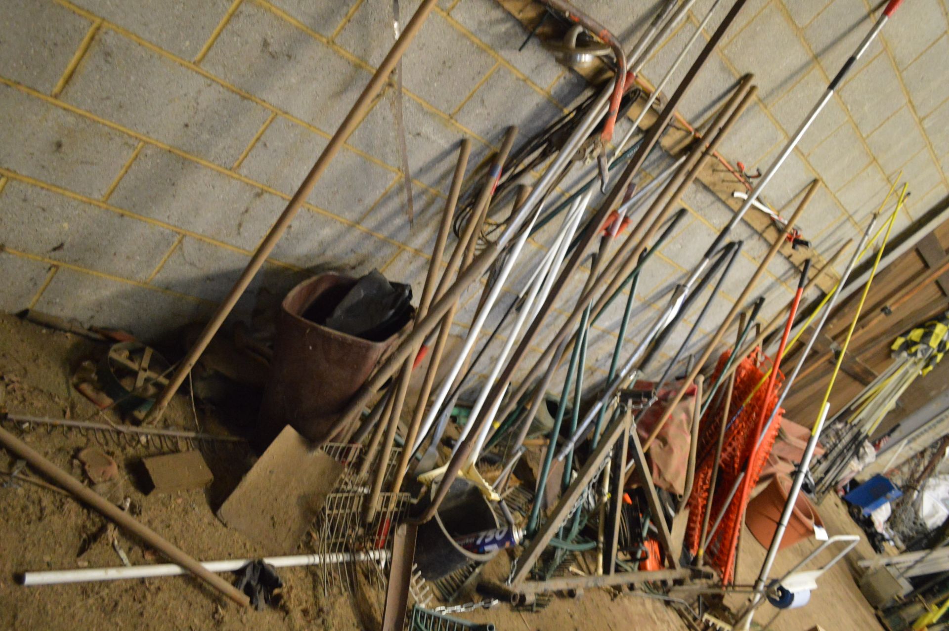 Assorted Grounds Maintenance Hand Tools, as set ou - Image 3 of 3