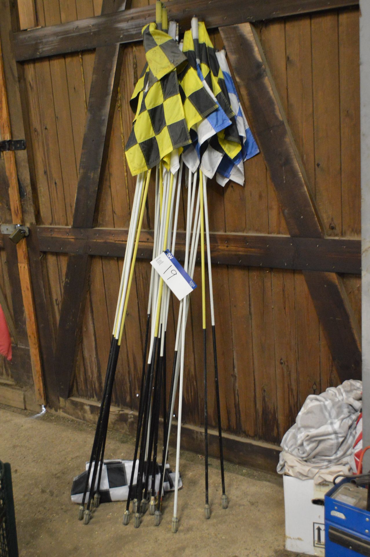 Putting Green Flags, with poles, as set out - Image 2 of 2