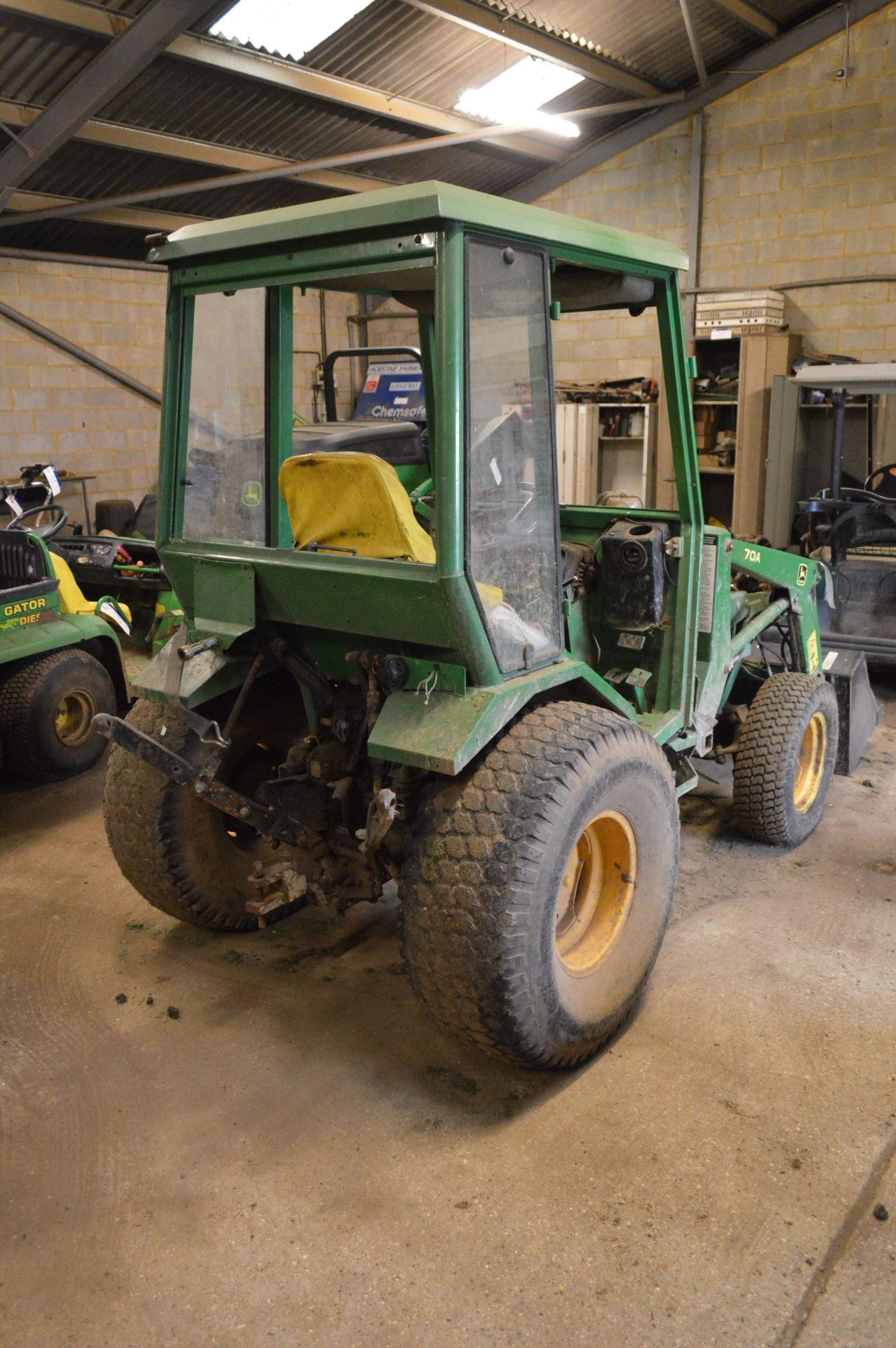 John Deere 955 TRACTOR, with model 70A front loade - Image 4 of 4