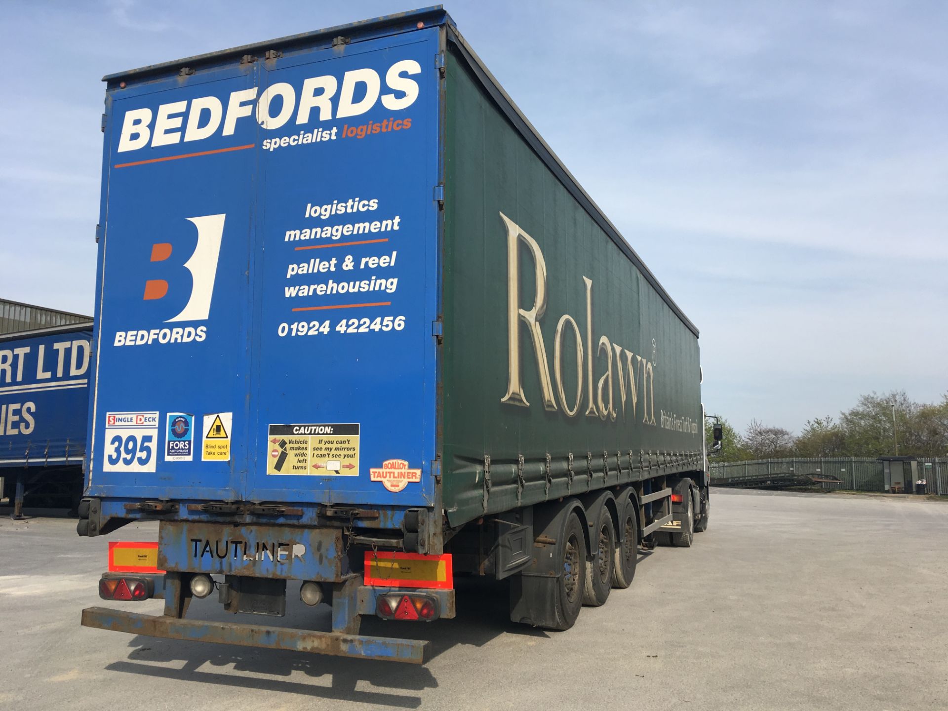 M & G Trailers 13.6m Tri-Axle Curtainside Single Deck Semi-Trailer, chassis no. 35703, ID no. - Bild 3 aus 11