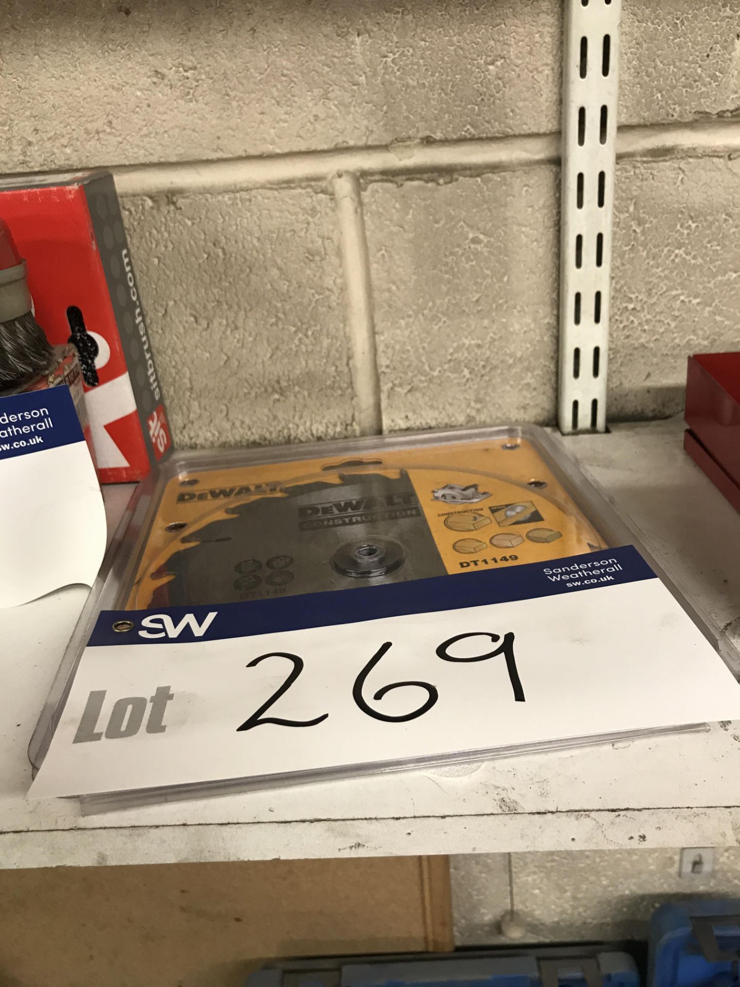 DeWalt DT1149 Saw Blade (lot located at Bedfords Limited (In Administration), Pheasant Drive,