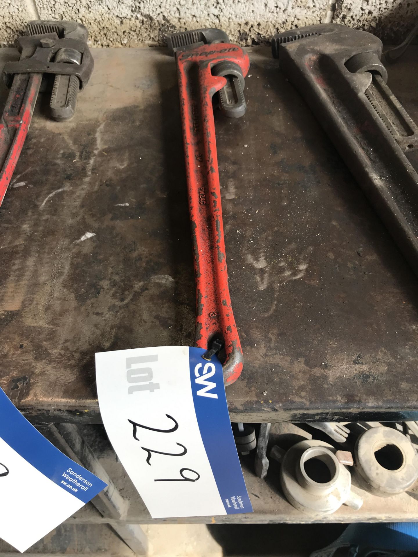 Snap-On Stillson 24in. Wrench (lot located at Bedfords Limited (In Administration), Pheasant