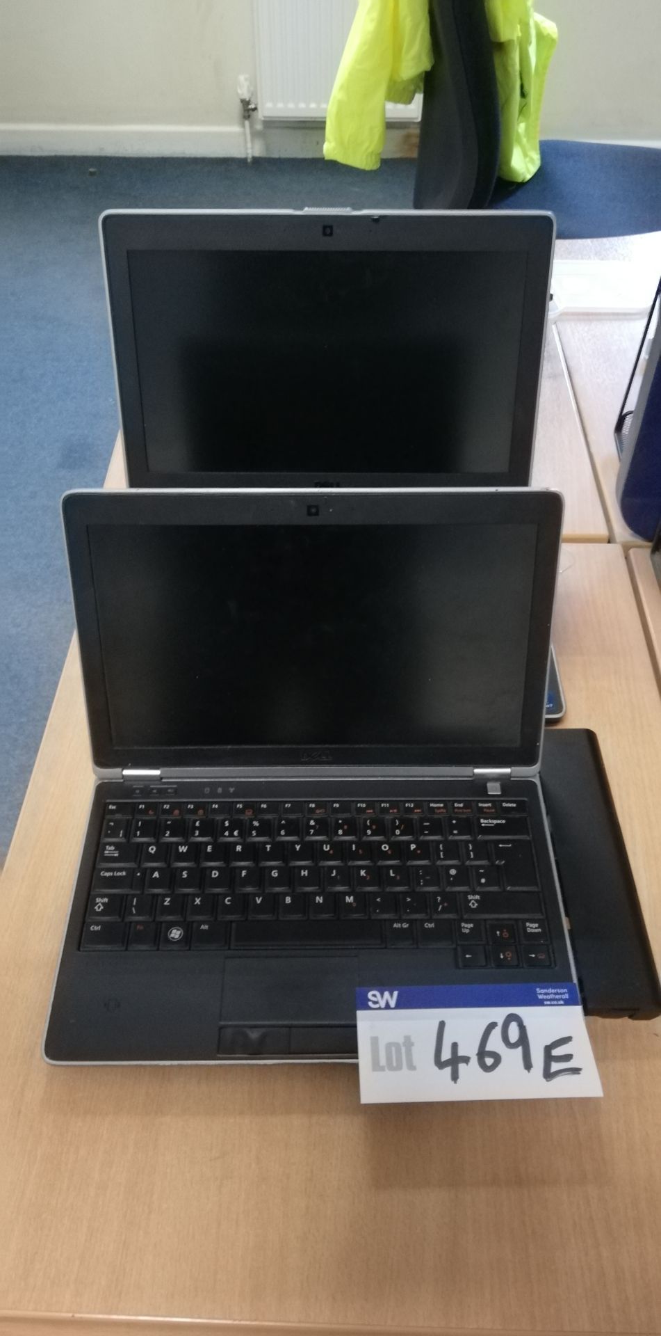 Two Dell Latitude Laptops (hard disks removed) (lot located at Bedfords Limited (In Administration),