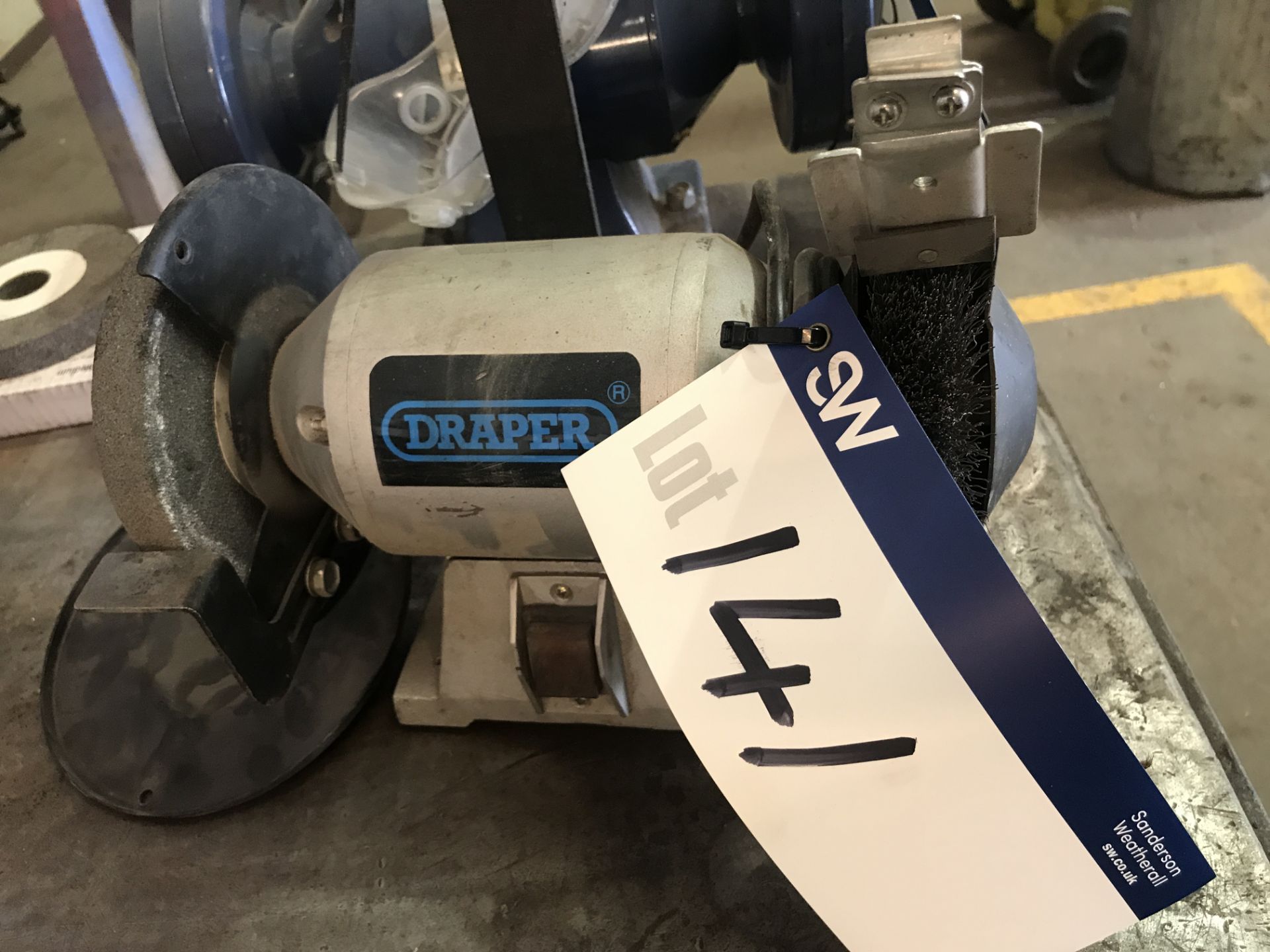 Draper 56804 Double Ended Bench Grinder (known to require attention) (lot located at Bedfords