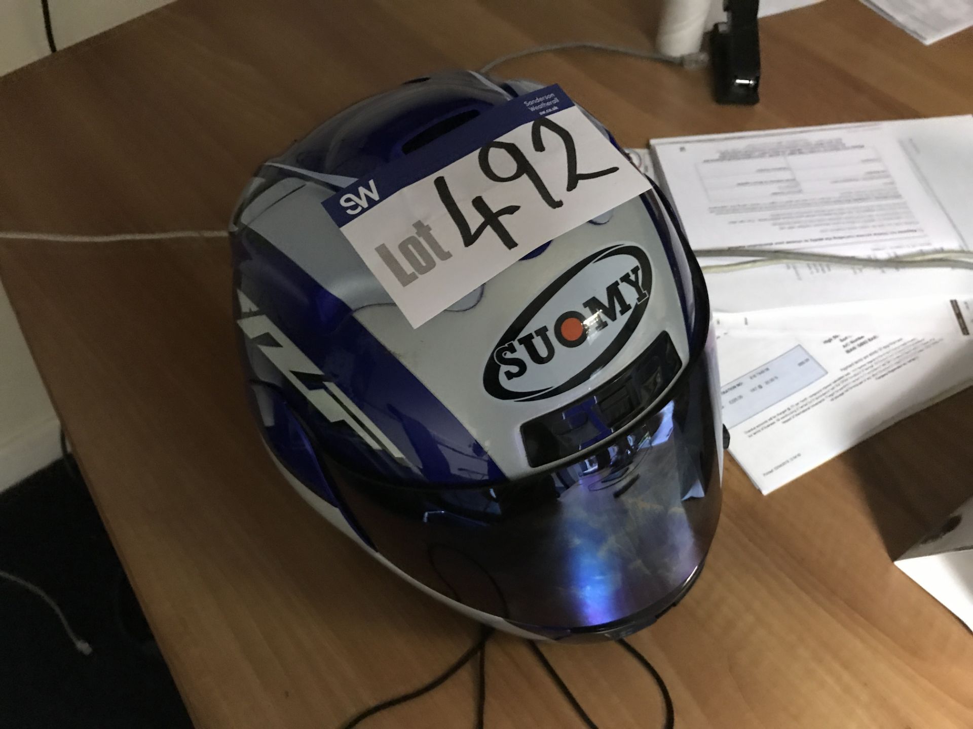 Suomy Motorbike Helmet (lot located at Bedfords Limited (In Administration), Pheasant Drive,