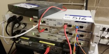 Three ADVA FSP150CP Network Panels (lot located at Bedfords Limited (In Administration), Pheasant