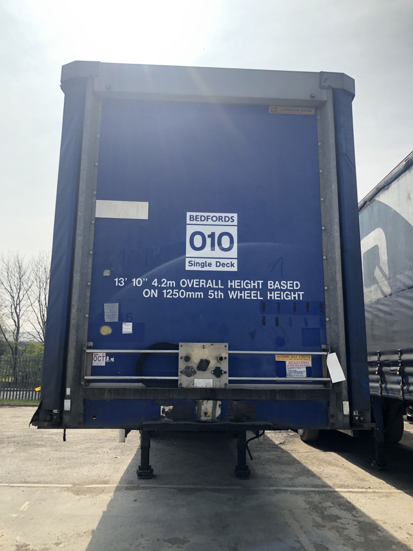 SDC 13.6m Tri-Axle Curtainside Single Deck Semi-Trailer, chassis no. AAA66681, ID no. C204162, - Image 12 of 12