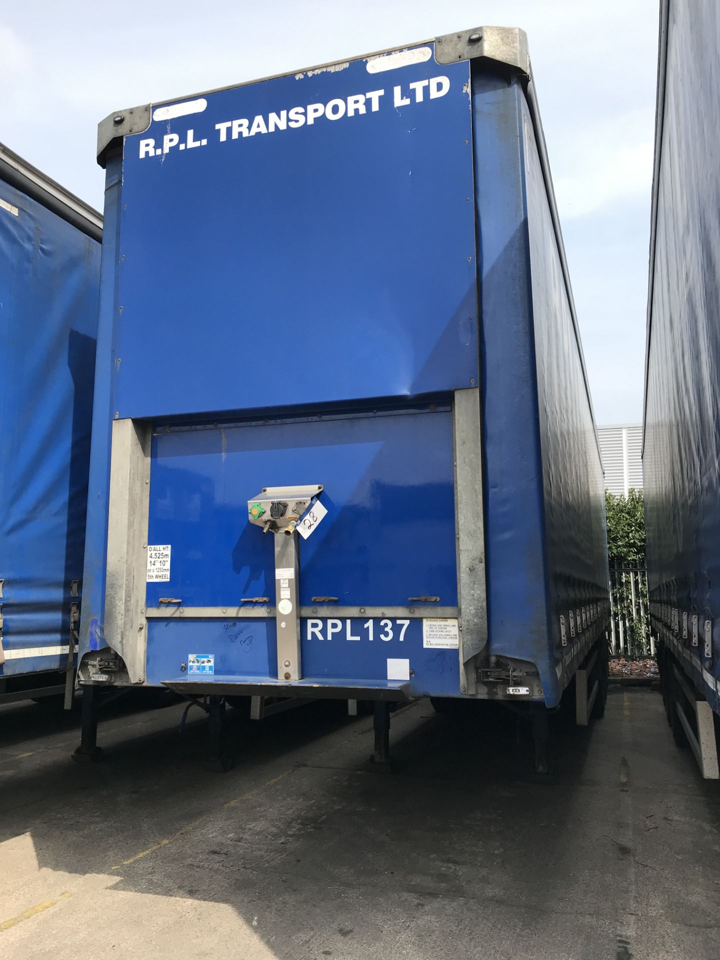 Montracon 13.6m Tri-Axle Curtainside Single Deck Semi-Trailer, chassis no. SMRC3AXXXDN107879, ID no. - Bild 2 aus 6