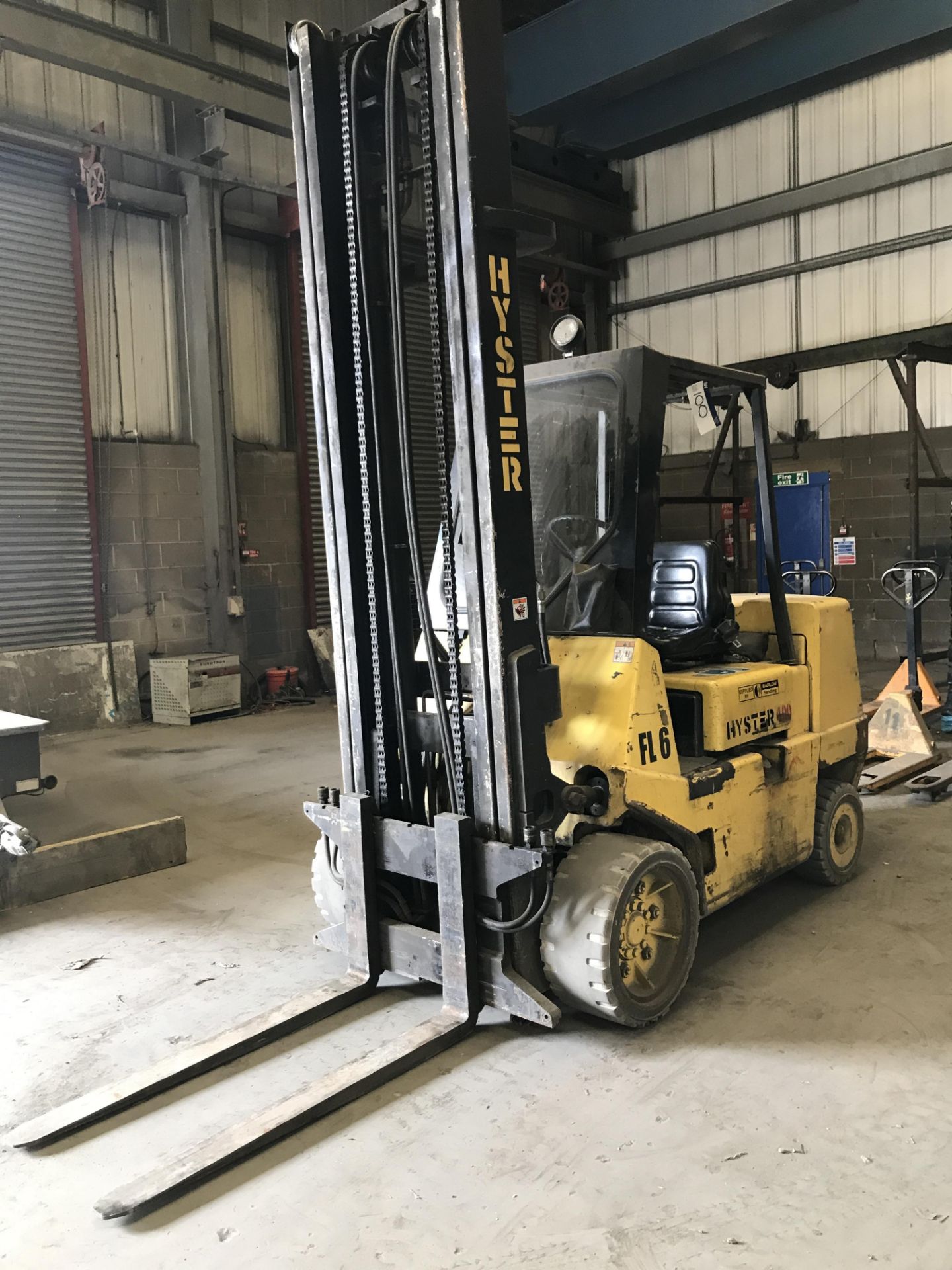 Hyster S4.00XL FL6 DIESEL FORK LIFT TRUCK, serial no. D004D03589U, year of manufacture 1997,