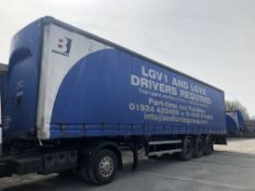 Fruehauf 13.6m Tri-Axle Curtainside Double Deck Semi-Trailer, chassis no. 4W667712, ID no.