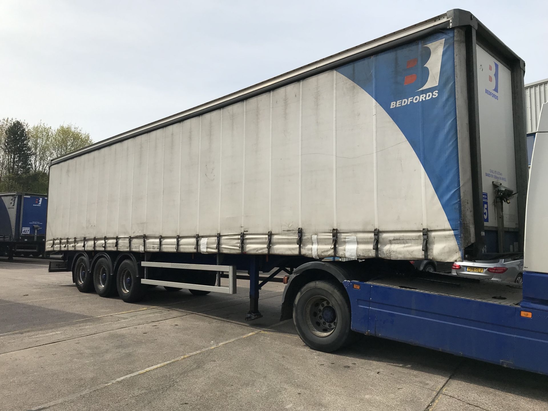 Montracon 13.6m Tri-Axle Curtainside Single Deck Semi-Trailer, chassis no. 101242, ID no. C317903,