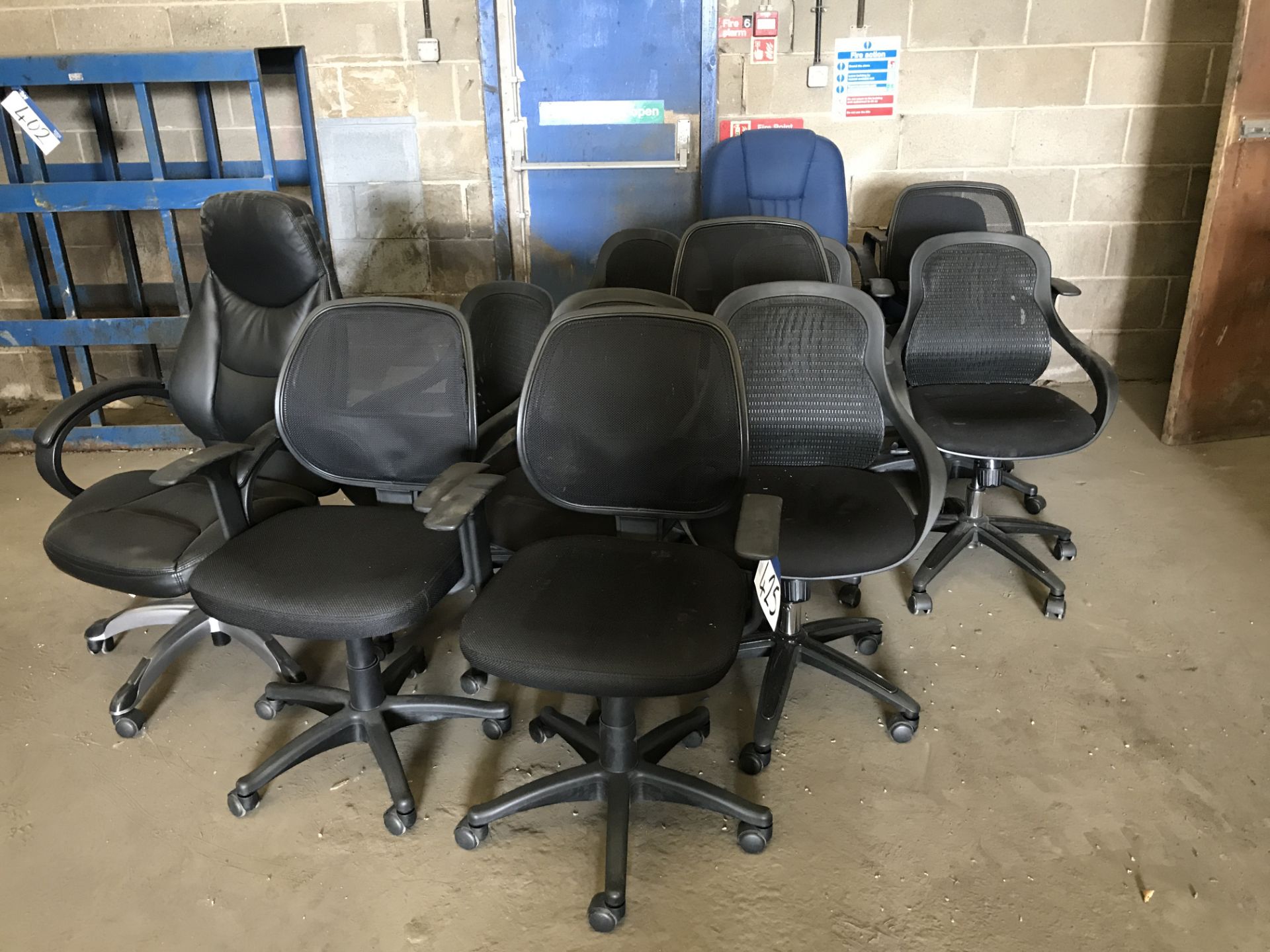 13 Swivel Armchairs (lot located at Bedfords Limited (In Administration), Pheasant Drive,