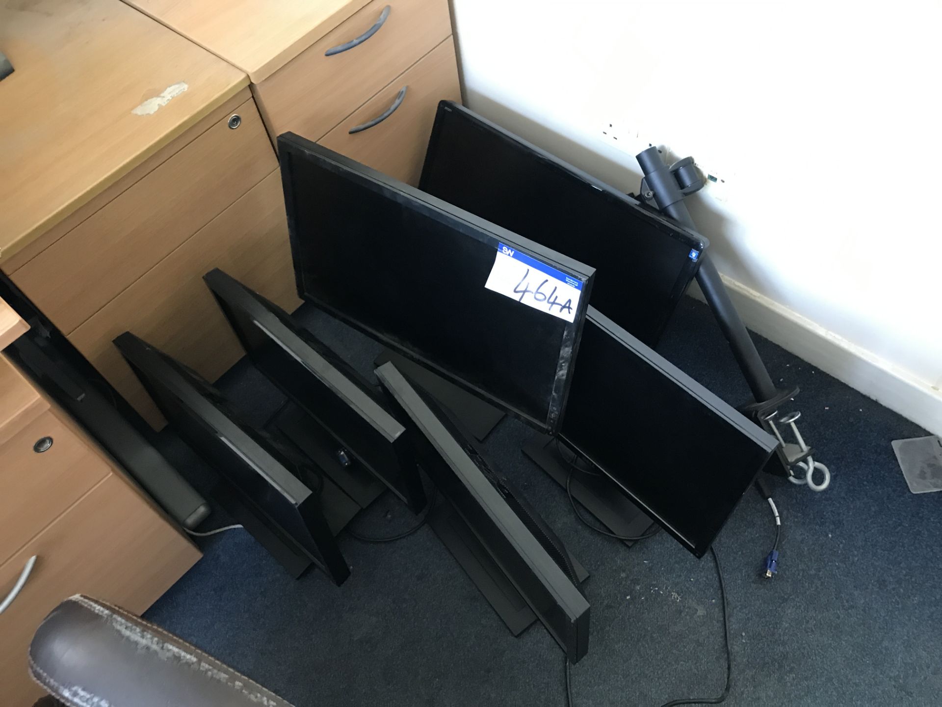Seven Assorted Flat Screen Monitors (lot located at Bedfords Limited (In Administration), Pheasant