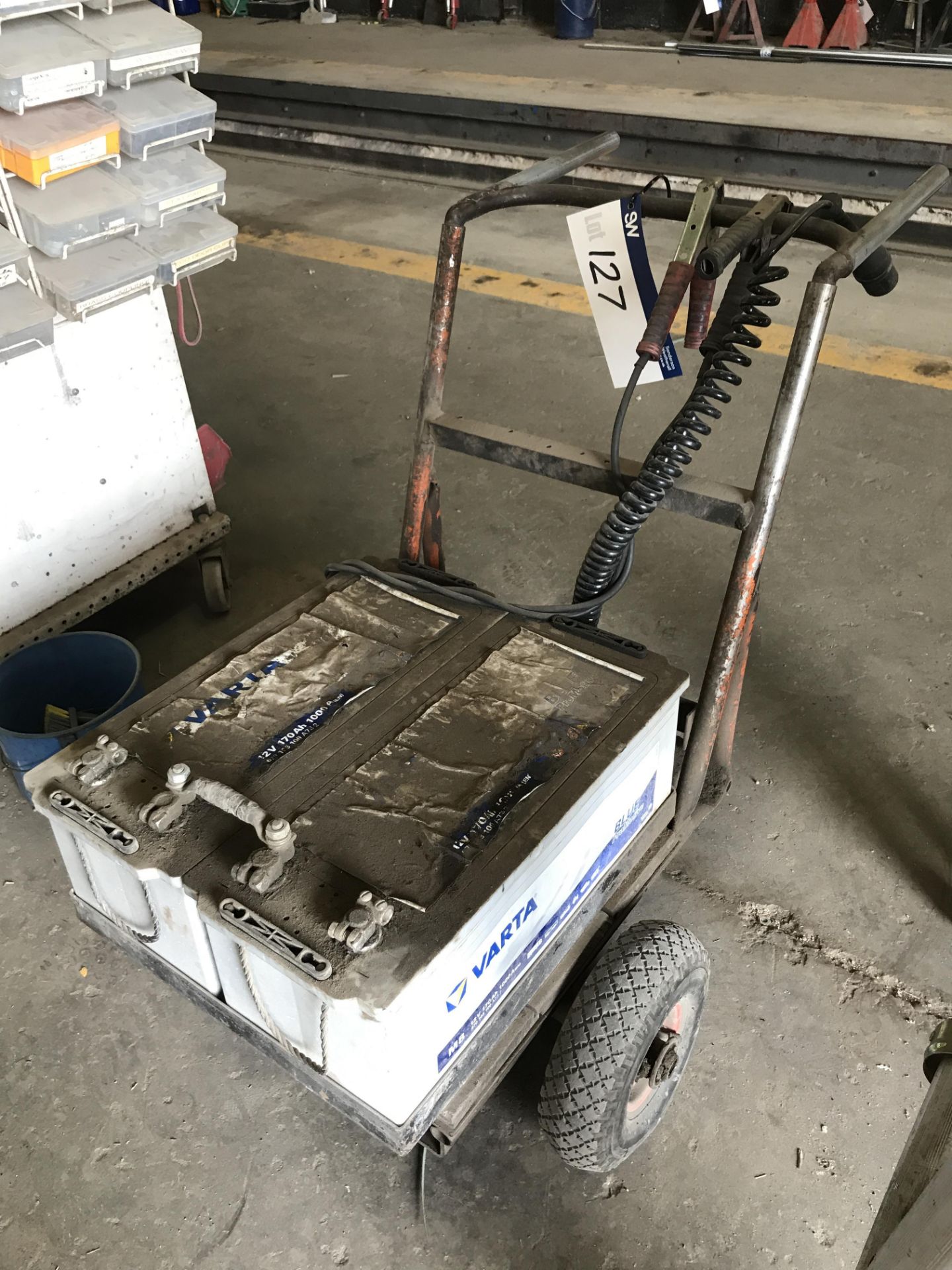 Varta Twin 12V Battery Booster Charger Trolley, with contents (lot located at Bedfords Limited (In - Image 2 of 3