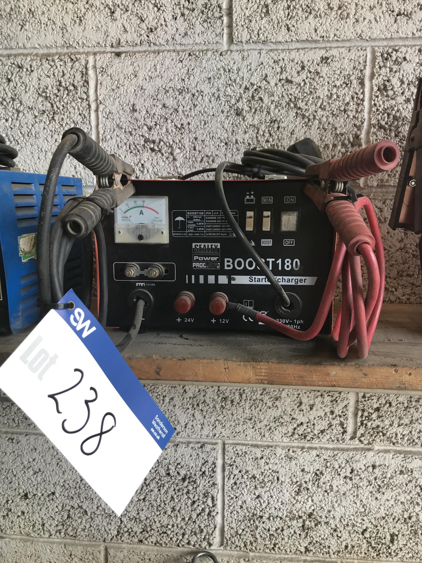 Sealey Boost 180 Battery Charger, 240V (lot located at Bedfords Limited (In Administration),