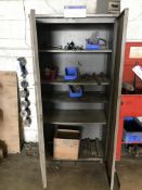 Double Door Steel Cabinet, with contents (lot located at Bedfords Limited (In Administration),
