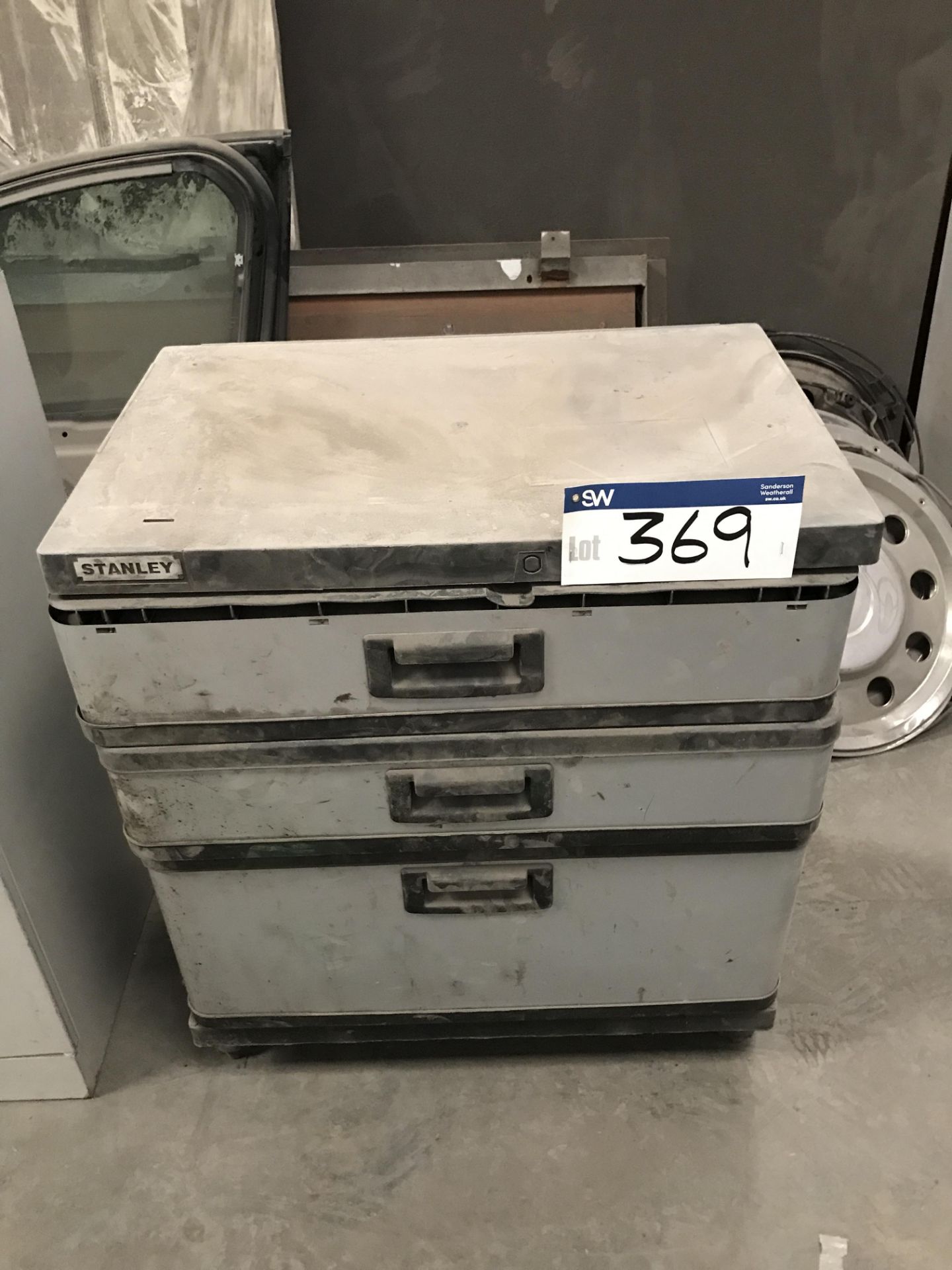 Stanley Three Section Toolbox (lot located at Bedfords Limited (In Administration), Pheasant