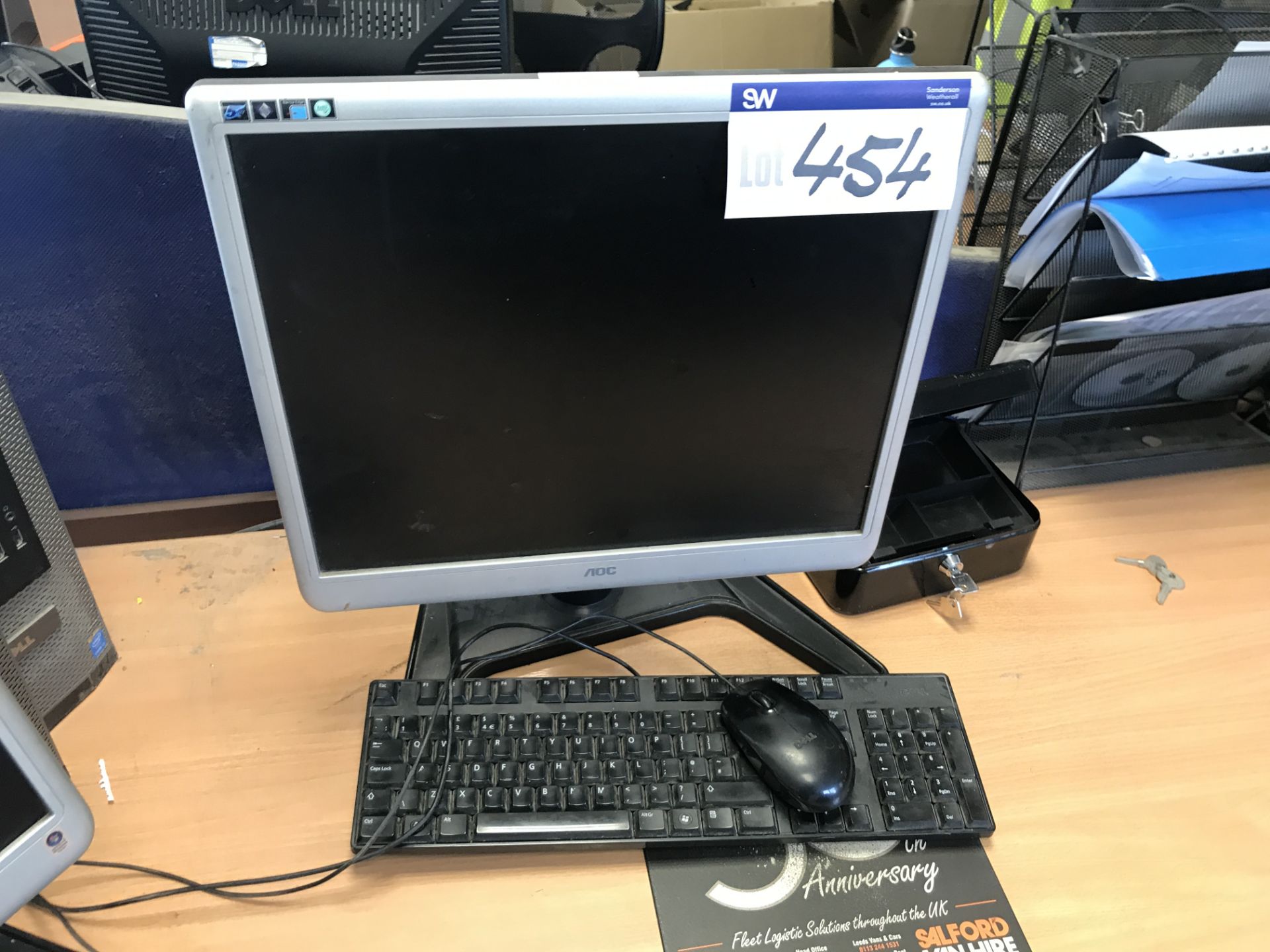 Dell Optiplex 3020 Intel Core i3 Personal Computer (hard disk removed), with flat screen monitor,
