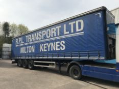 Montracon 13.6m Tri-Axle Curtainside Single Deck Semi-Trailer, chassis no. SMRC3AXXXDN107882, ID no.