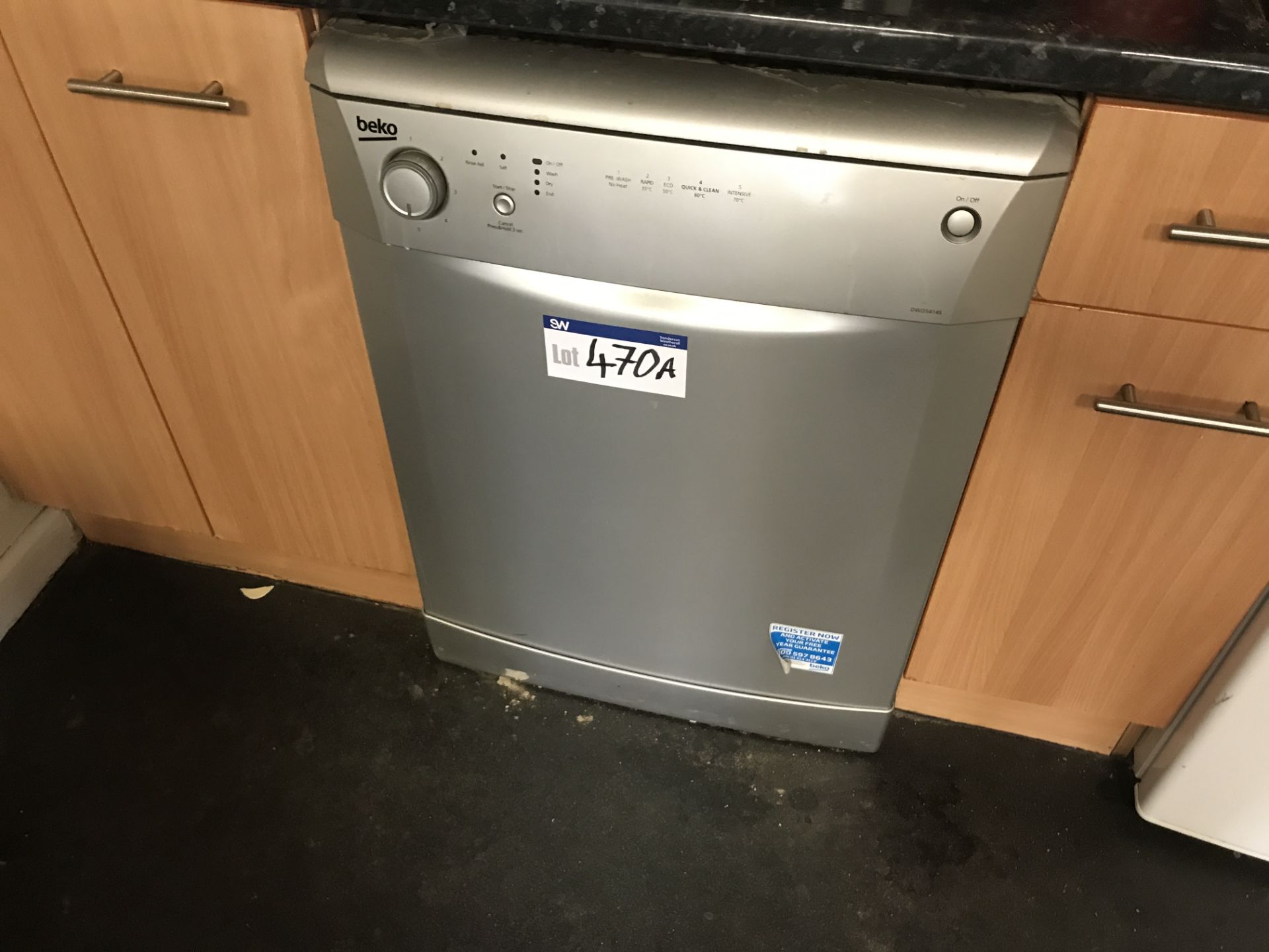 Beko DWD5414S Dishwasher, Refrigerator, Two Toasters and Microwave (lot located at Bedfords