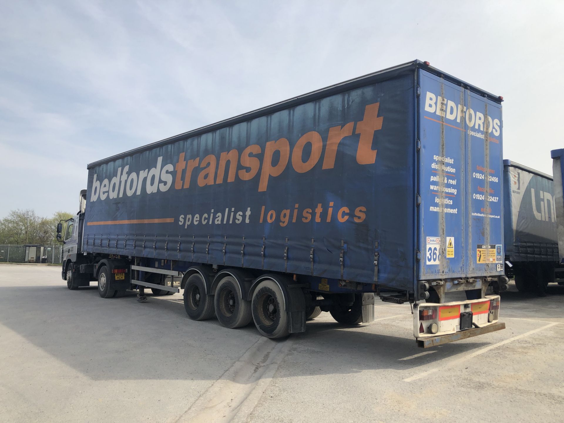 Fruehauf 13.6m Tri-Axle Curtainside Double Deck Semi-Trailer, chassis no. 3W652115, ID no.