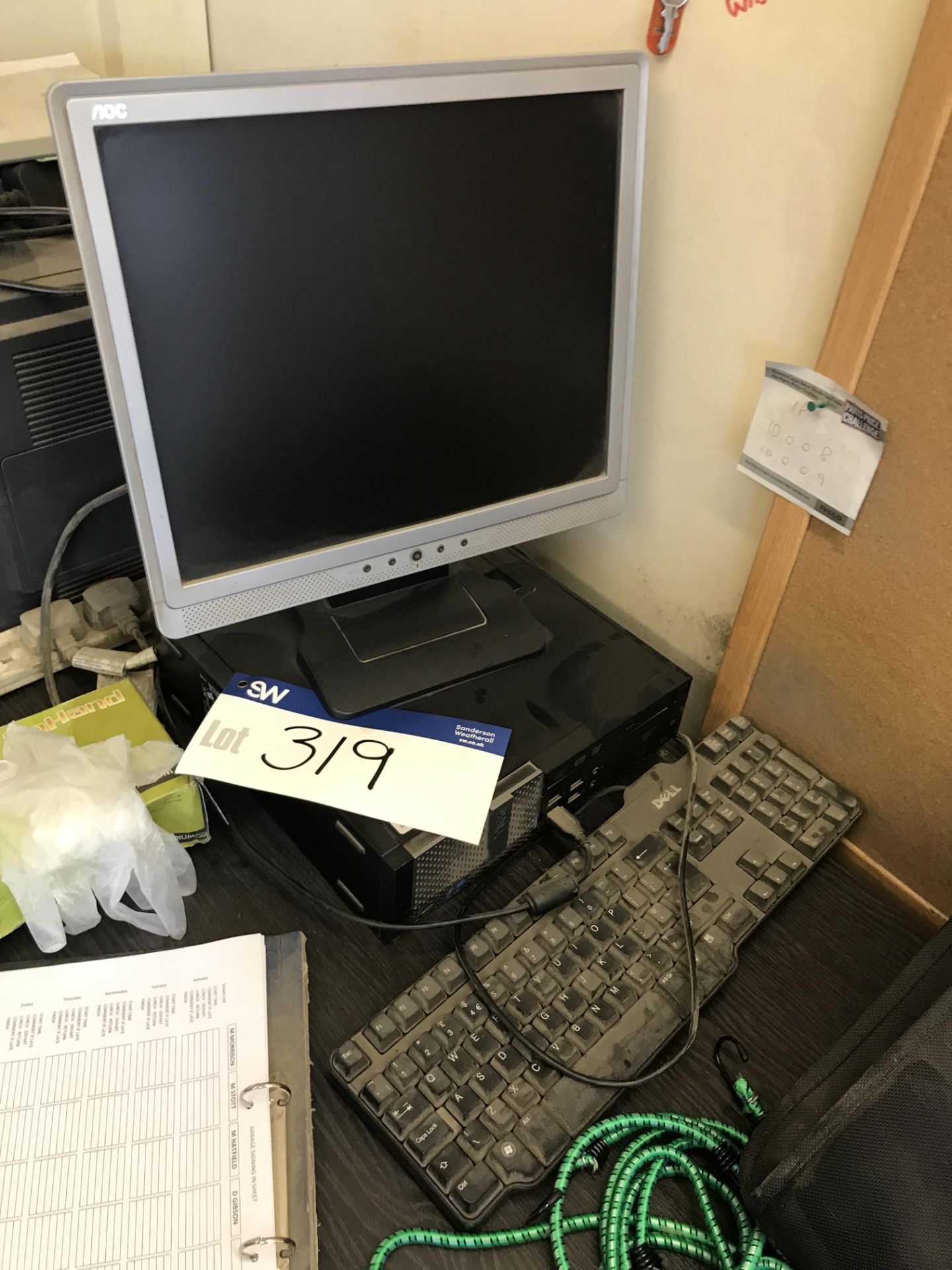 Dell Optiplex 790 Intel Core i5 Personal Computer, with monitor and keyboard (hard disk removed) (