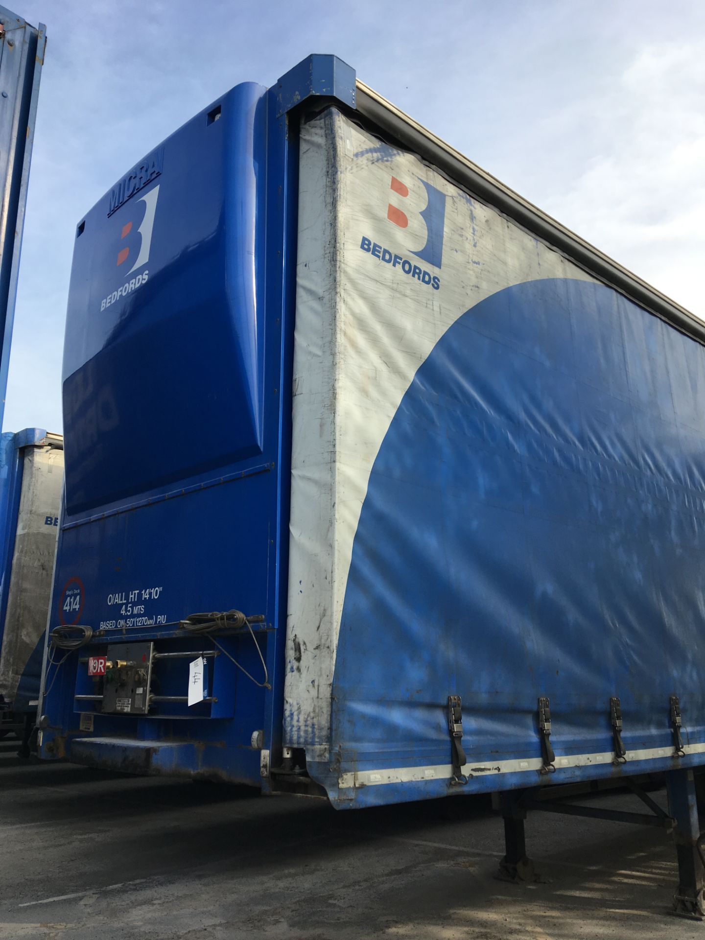 SDC 13.6m Tri-Axle Curtainside Double Deck Semi-Trailer, chassis no. 113829, ID no. C320207, year of - Bild 13 aus 15