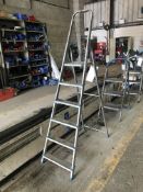 Six Rise Alloy Step Ladder (lot located at Bedfords Limited (In Administration), Pheasant Drive,