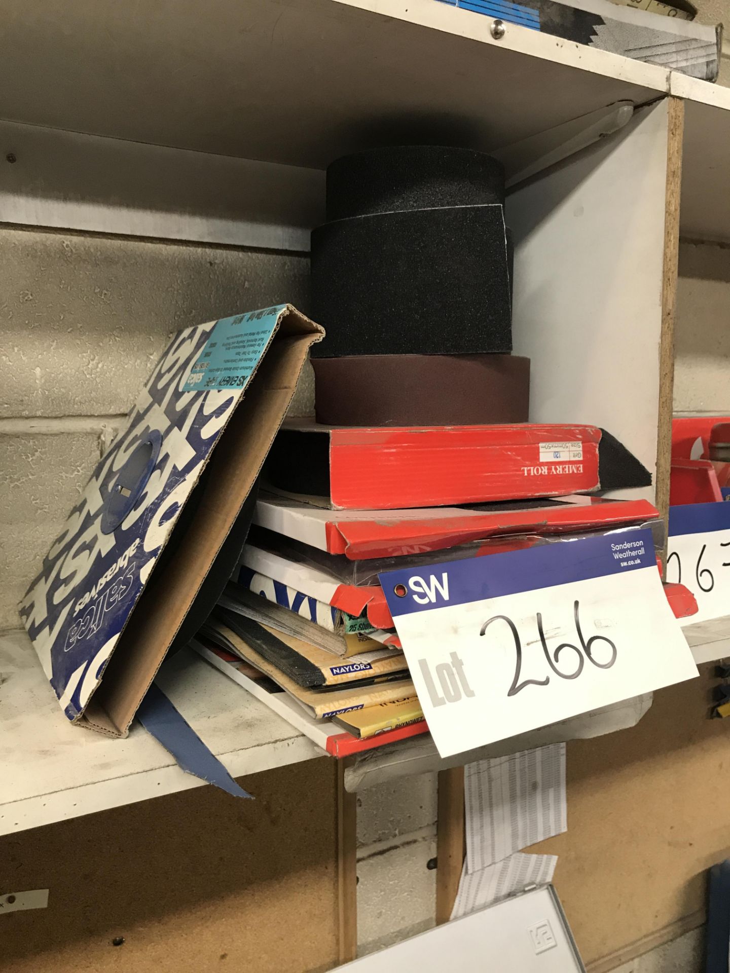 Assorted Emery Tape, as set out in stack (lot located at Bedfords Limited (In Administration),