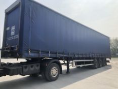 SDC 13.6m Tri-Axle Curtainside Single Deck Semi-Trailer, chassis no. AAA66681, ID no. C204162,