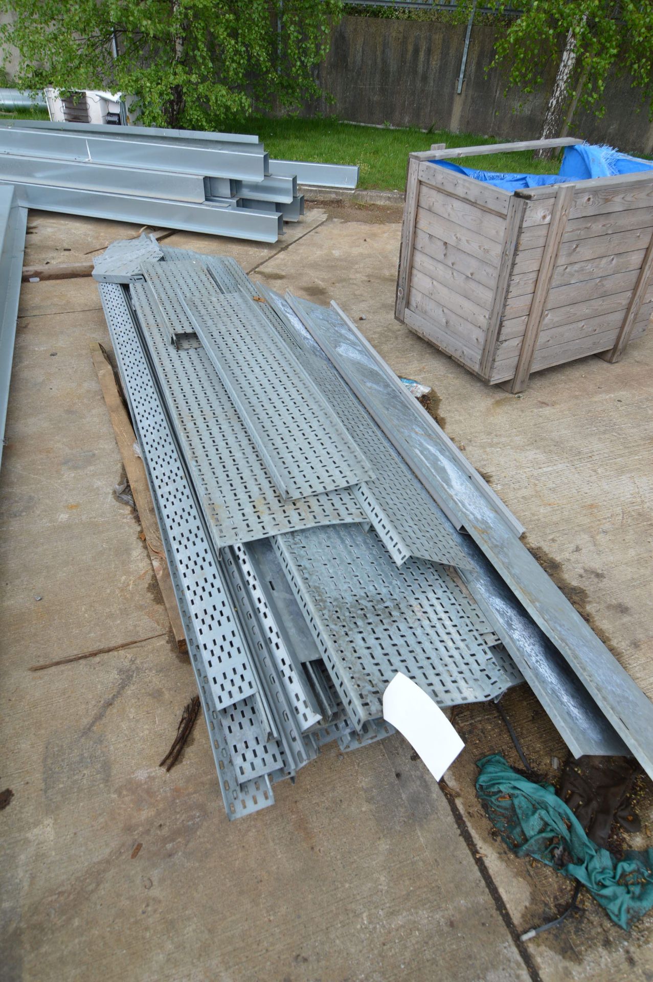 Quantity of Galvanised Steel Cable Trays