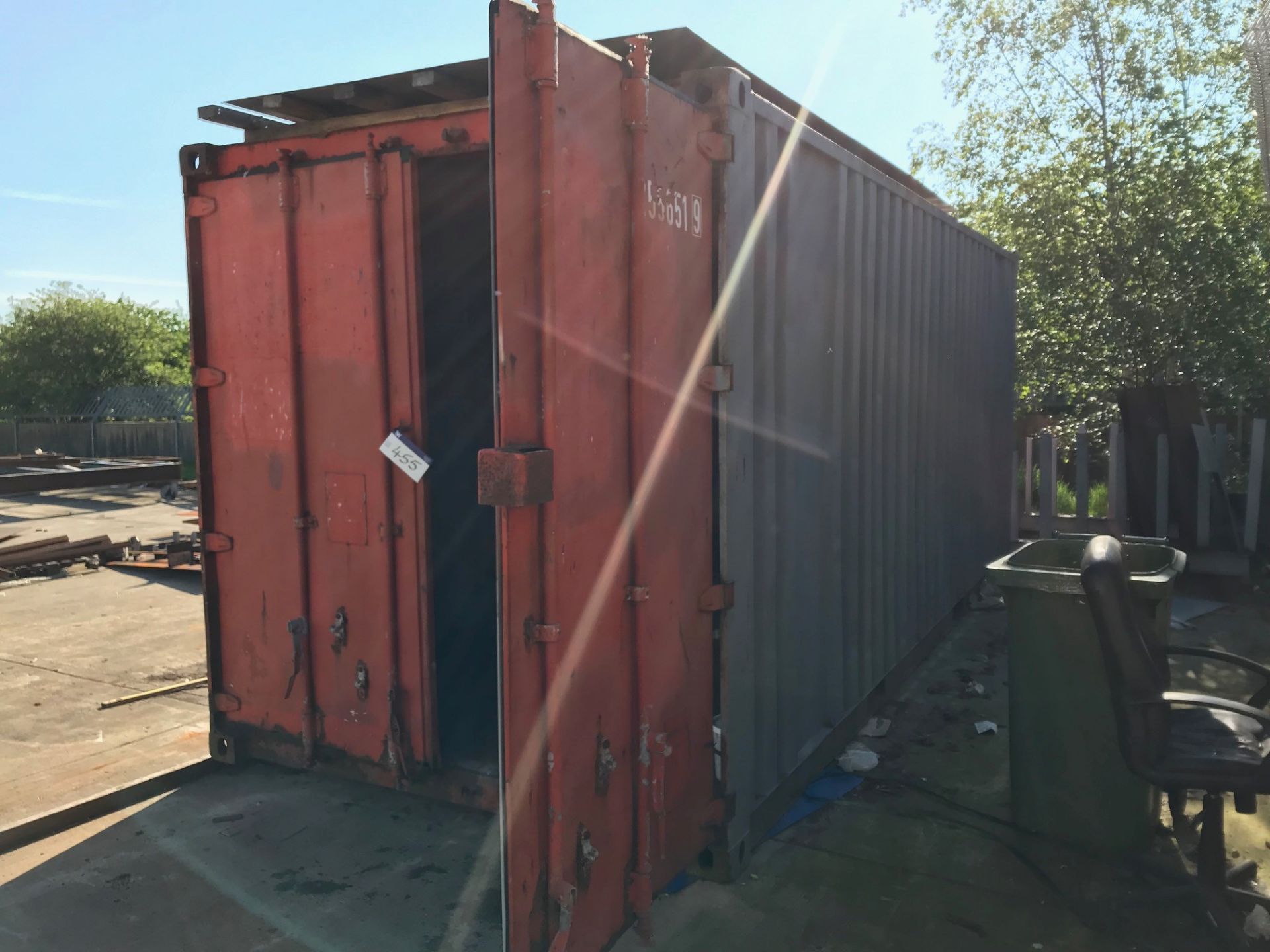 20ft Steel Shipping Container - Image 2 of 3