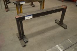 One Pair of Steel Trestles, each approx. 1.8m x 800mm high