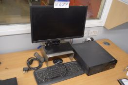 Lenovo Thinkcentre Desktop Personal Computer (hard disk removed), with Intel Core i3 processor and