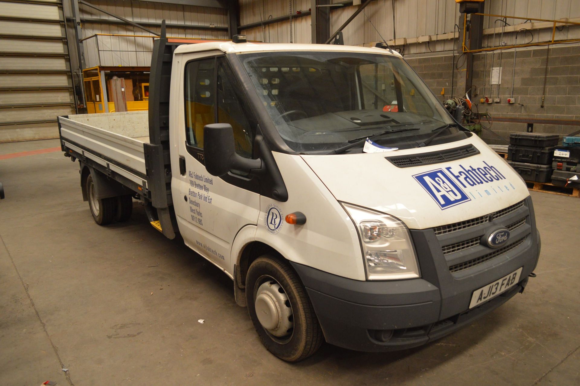 Ford TRANSIT 350 LWB DIESEL RWD TDCi 125ps DROPSIDE PICKUP, registration no. AJ13 FAB, date first