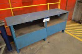Steel Bench, approx. 2.02m x 610mm