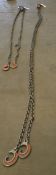 Winner Two Leg Chain Sling, approx. 4.3m long, with tensioners