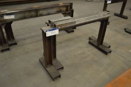 One Pair of Steel Trestles, each approx. 1.5m x 850mm high