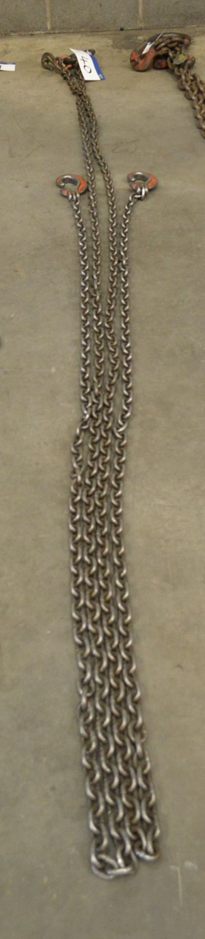 Pewag Two Leg Chain Sling, approx. 8m long, with tensioners