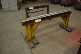 One Pair of Steel Trestles, each approx. 2m x 850mm high