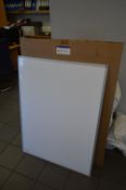 Two Dry Wipe Boards, 1200mm x 900mm