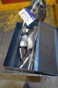 Two Dynafile #11000 Portable Pneumatic Files, with steel case