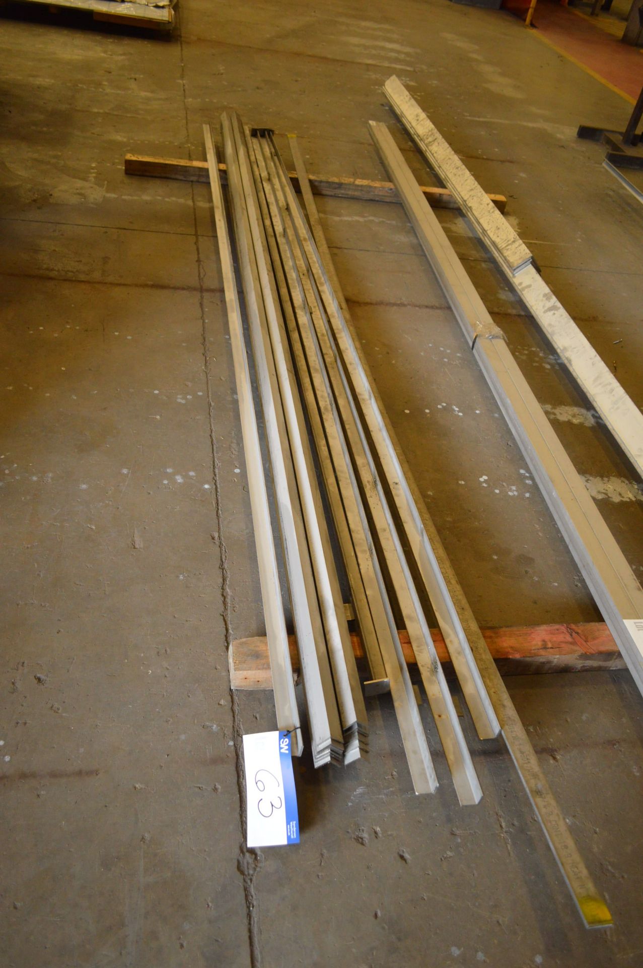 Mainly Stainless Steel Angle, as set out comprising mainly approx. 35mm x 35mm x 3.8m sections