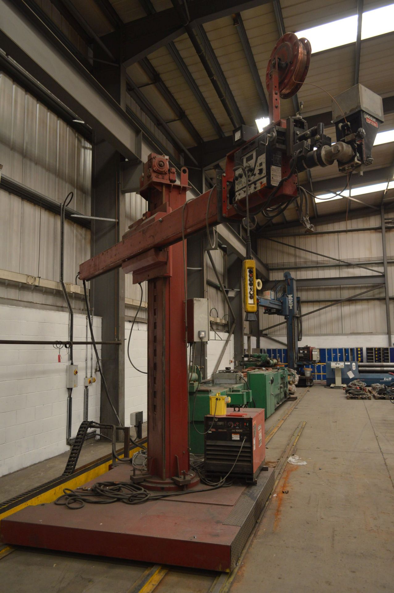 Lincoln Electric RDA-MM3030 COLUMN & BOOM WELDER, serial no. JM-0302, with Lincoln Electric DC1000