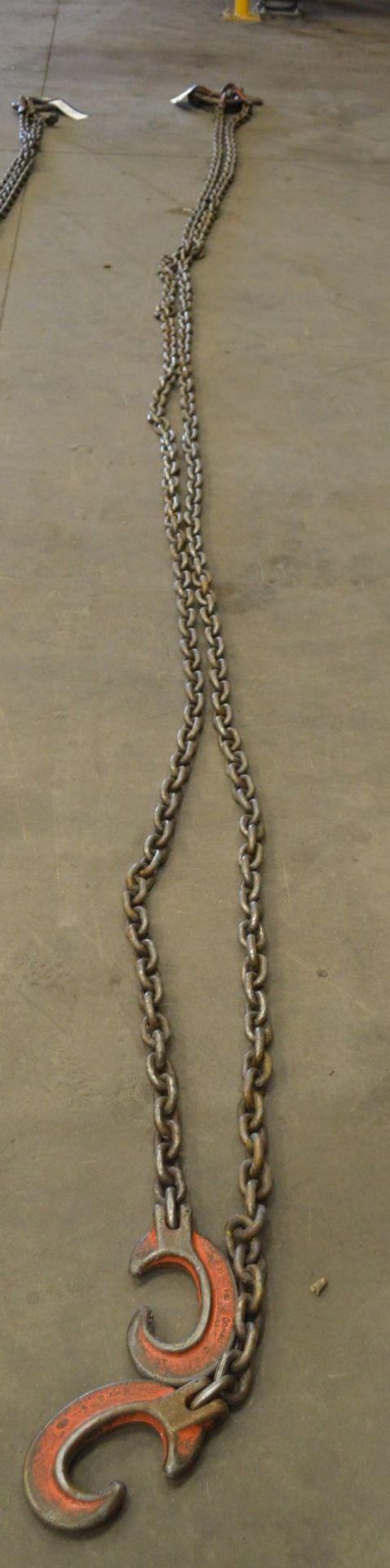 Pewag Two Leg Chain Sling, approx. 6.4m long, with tensioners
