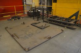 Welding Jigs & Fabricated Steel Frames, as set out in one area