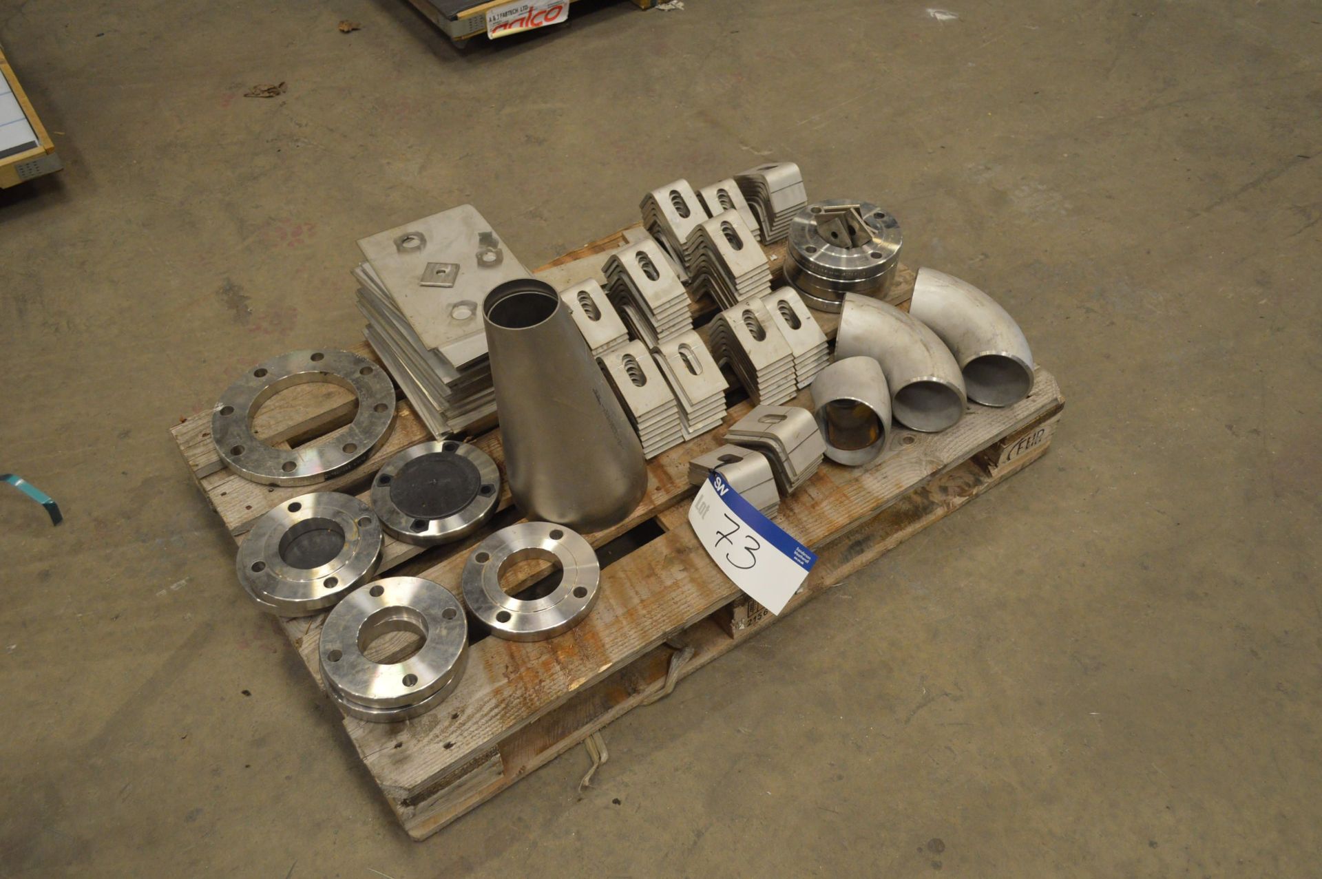 Stainless Steel Components, on one pallet