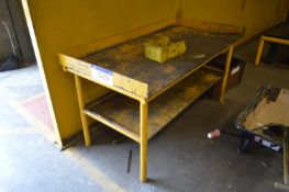 Fabricated Steel Bench, 1.8m x 900mm